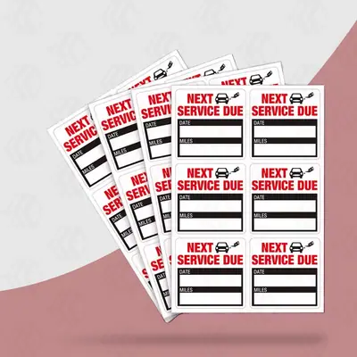 Automotive Service Stickers image 2