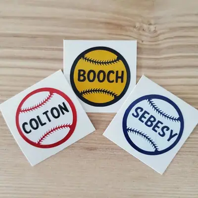 Bat Knob Stickers image 1