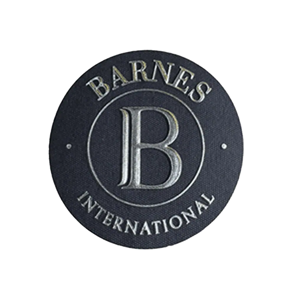 Black Embossed Stickers