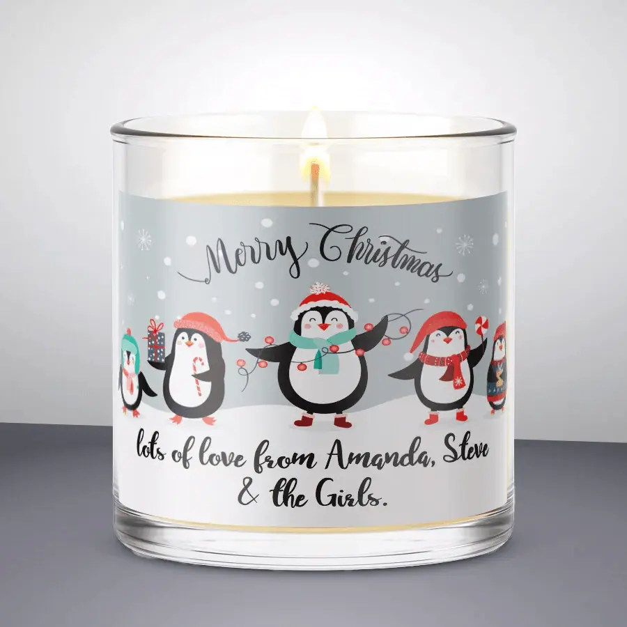 Christmas Candle Stickers