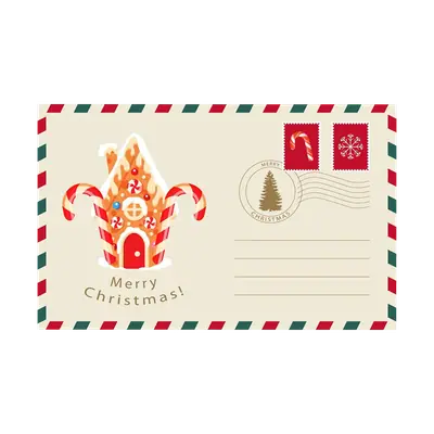 Christmas Envelope Stickers image 1