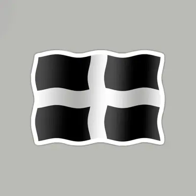 Cornish Flag Car Stickers image 1