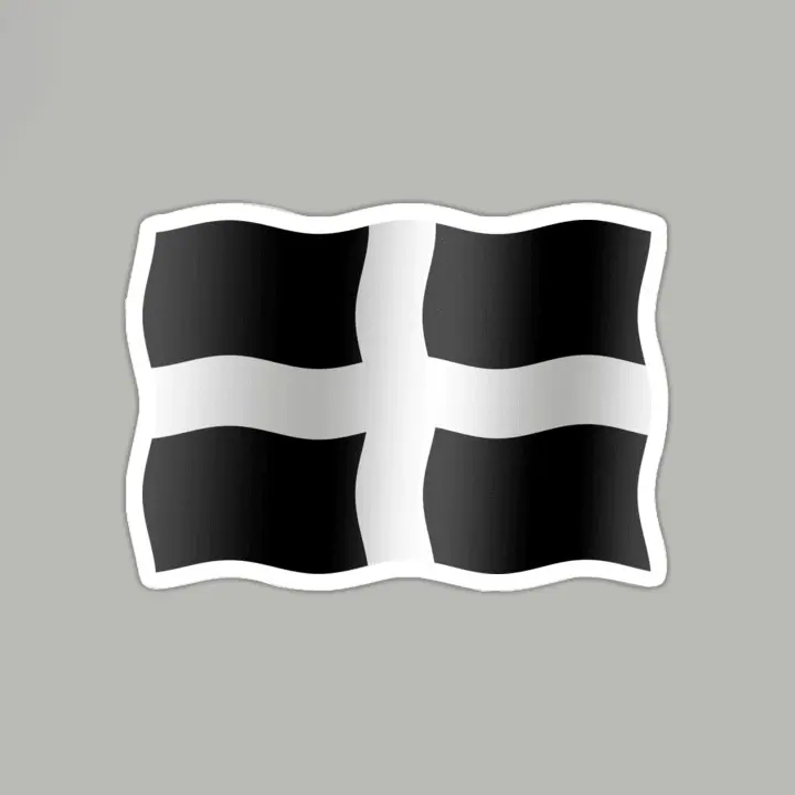 Cornish Flag Car Stickers