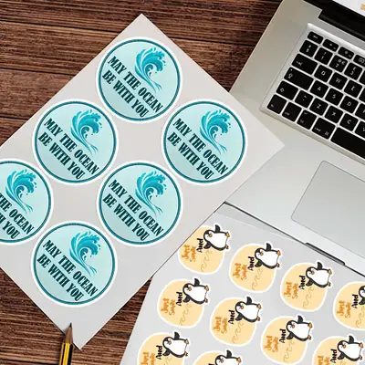 Custom Laptop Stickers image 1