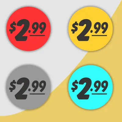 Custom Price Stickers image 1