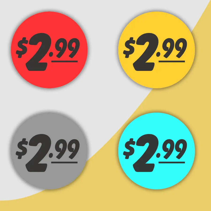 Custom Price Stickers