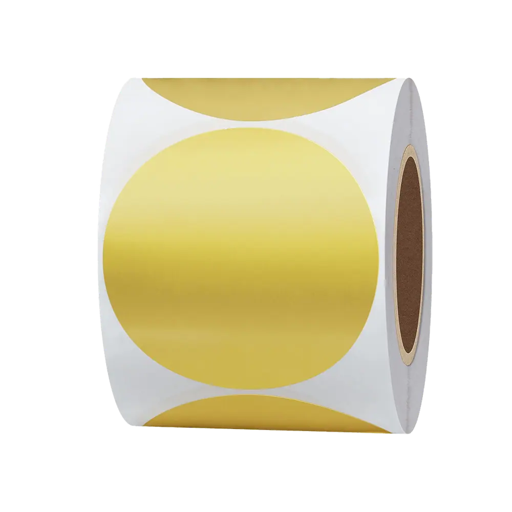 Embossed Gold Foil Stickers