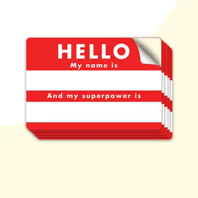 Hello My Name Is Stickers image 1