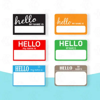 Hello My Name Is Stickers image 3