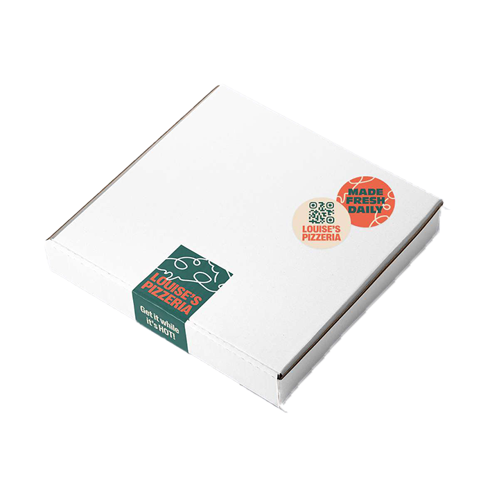 Personalised Pizza Box Stickers