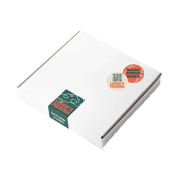 Personalised Pizza Box Stickers