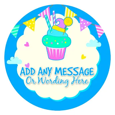 Personalised Sweet Cone Stickers